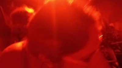 In the middle of the party we looked for a lil' room to take