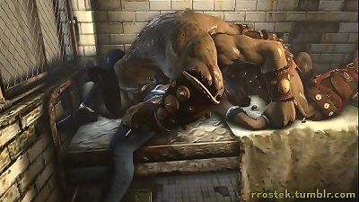 3d comic Goro face penetrating Kitana hardcore