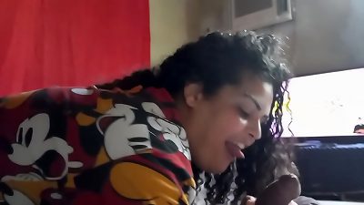 bbw inhaling yam-sized cock early in the morning