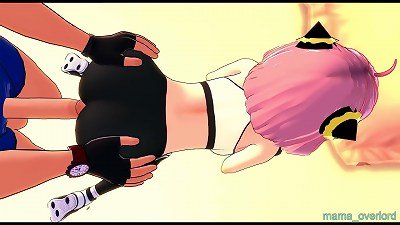 Anya Adult version wearing deportive clothes for teaching (spy x family)