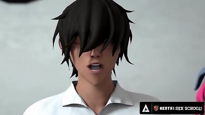 hentai hookup school - insatiable Stacked Principal cougar Gets plowed doggie In Front Of The Class