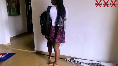 humungous donk female ON UNIFORM VISITS HER thick chisel boyfriend FOR A super-steamy SEX. satisfy SUBSRIBE TO red