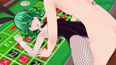 Tatsumaki and Fubuki Bunny lady powerful sex. - One-Punch man manga porn