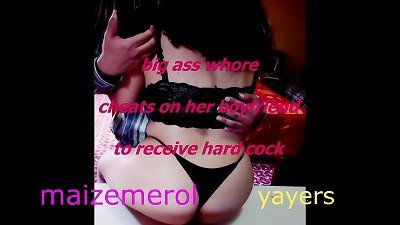 hoe with big culo in motel receives stiff rod