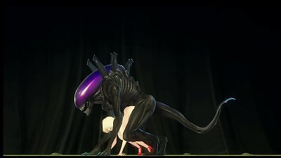 Alien Quest EVE, busty ash-blonde pummeled by the whole planet of aliens