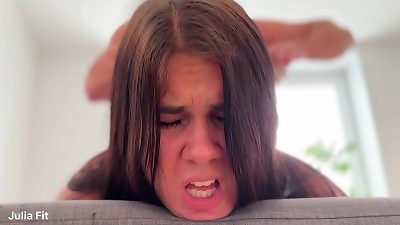 school lady Takes in mouth After anal