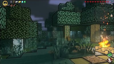 HornyCraft [Minecraft Parody anime game PornPlay ] Ep.32 the haze demon damsel is a stunning female dom striptease