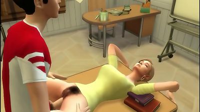 older teacher seduces and screws her virgin student