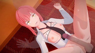 Miss Makima wails while being ravaged - 3d anime