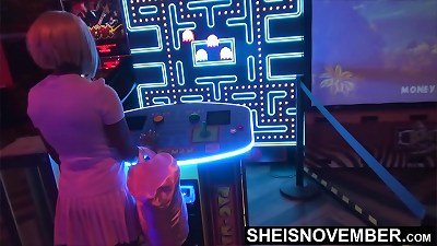 I'm Gonna pulverize My Step sis Tonight When We Leave The Arcade, innocent ebony Msnovember Dumped By Her bf decides To Give Into To sex With Step brother On Sheisnovember