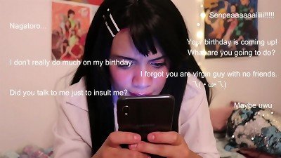 Nagatoro: Senpai wants to have fuck-a-thon with me and that's why he has sloppy thoughts.