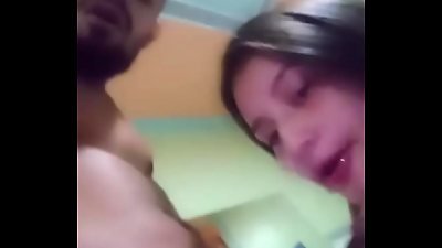 nailing her vulva jumping, a highly cute brazilian