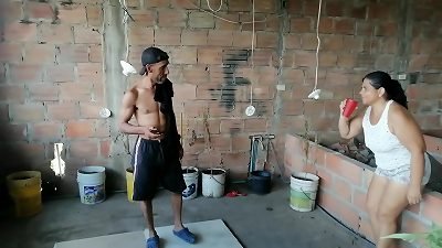 I smash my gym college girl and jizz inside her gigantic vagina