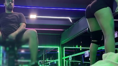 "I get a ride home / You get my pussy" hottest possible offer from the young girl at the gym