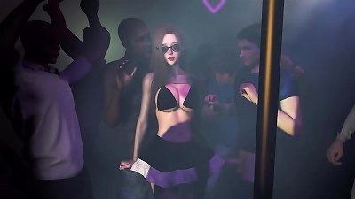 nailed warm beaver at the club l group intercourse 3d animation hentai