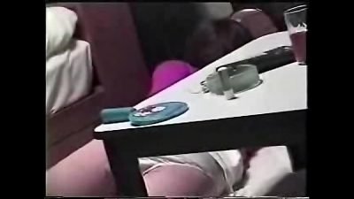 Spying through window caught my sis stroking