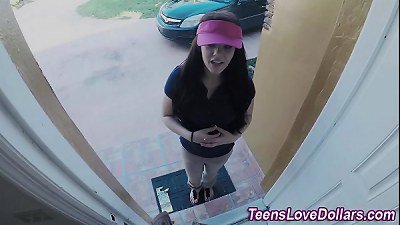 Mouthed cummed real teen