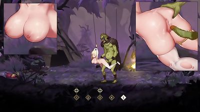 Ritual Summon hentai Goblin and Ogre nail A tiny whore