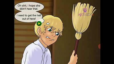 Hitomi senpai game, she is a Archer and her figure is groing rapid any studs including master is have eyes on her so she must what to do get nailed or neglecting