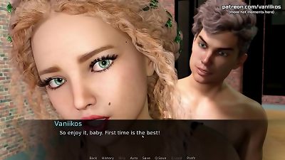 Betrayed | naughty light-haired thin stepsister double penetration with stepbrother's meaty cock and a cucumber in her culo | My sexiest gameplay moments | Part #2