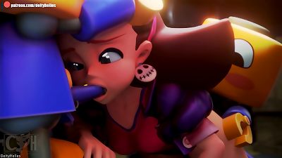 fucking With Robotsã€ŒTron Bonne Services the Serv-Bot (Swimsuit Ver.)ã€[DeityHelles] 4k on patreon