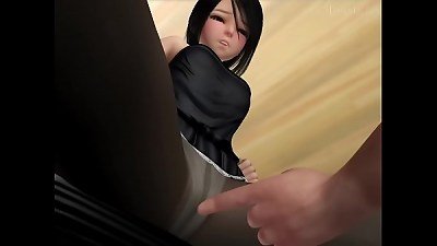 3 dimensional Maid pulverize in stocking &lpar;Hentai&rpar;