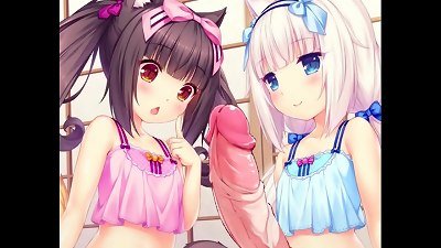 THEY ARE overwhelmed BY THIS thick COCK. NEKOPARA GAME