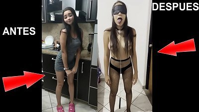 my wife's cockslut sent me a movie of how she was riding me