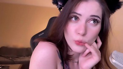 Ball ball-gagged teen is getting super crazy