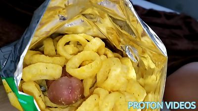 witnessing video with Mary Redqueen and licking "Special Snack" completes into a super-steamy ravaging - p1