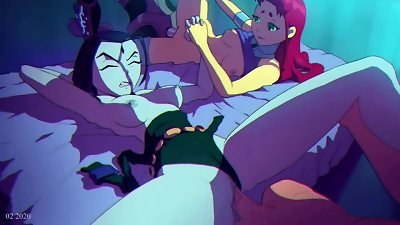 Raven massive funbags anime animation compilation