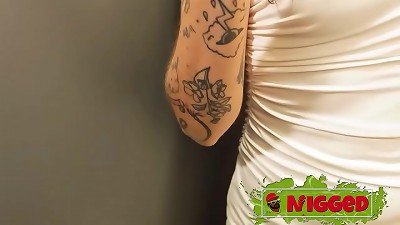 FORKED tongue and butt open. We debut the little one to Fedora Morelli!