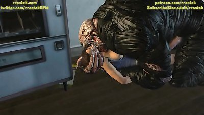 Jill Valentine in giant trouble 3-dimensional porn comic