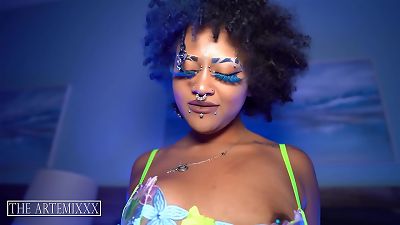 Bleu Light anal invasion special ft tiny Bleu J