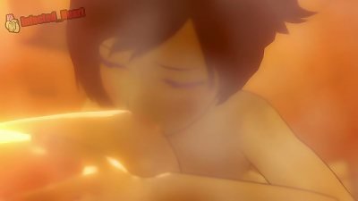 big titty Futa Yang fucks Everyone in the Sauna (Loop) (Sound)