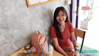 asian teenage with large boobs and tight hole gloriously lets white stud plumb her facehole and poon