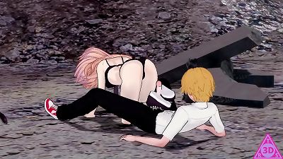 KOIKATSU, Denji strength Chainsaw guy anime porn flicks have hump oral job handjob wild and money-shot gameplay porn uncensored... Thereal3dstories..1/5