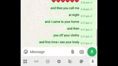 what a warm chat between ex