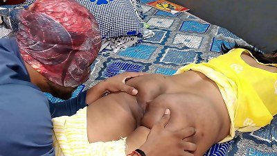 fondled the neighbor aunty on the pretext of instructing her, then smashed her like a mare (Hindi audio)