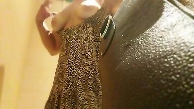 UNKNOWN ash-blonde chick WITH pink slit AND thick tits SPIED IN clothing STORE (BIG ASS, UPSKIRT. big TITS, LATINA)