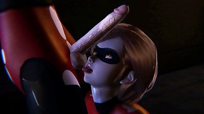 Futa Incredibles - Violet gets creampied by Helen Parr - 3 dimensional porn
