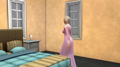 In the middle of the night, my stepnephew came to my apartment and climbed on top of me, it was too late to fight back because his cock was already in my cooter