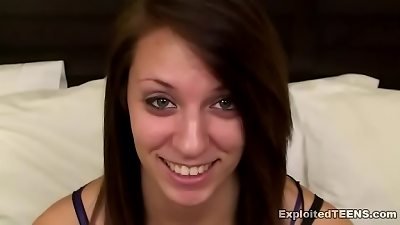 nineteen year aged Ashley From Exploited teenagers Gets pulverized in Her rump