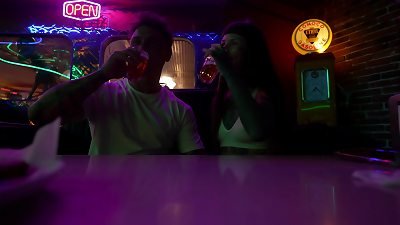 The female was divorced for intimacy and penetrated in a nightclub (Part 1)