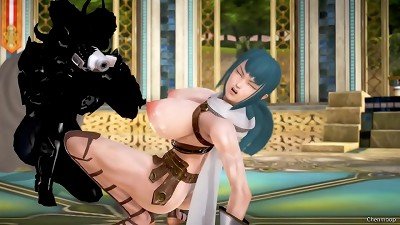 3d hentai twenty six demon King and Warrior