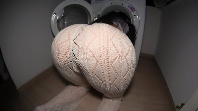 Stepsister seduced me with her plump ass. My massive cock filled her sweet hole