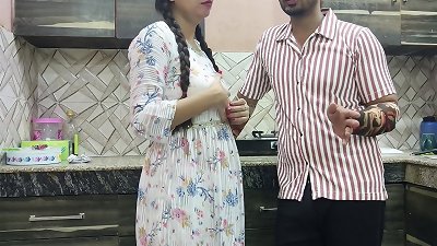 Desi jija sali sex Romance in Kitchen INDIAN JIJA SALI sex WITH sloppy HINDI chat hardcore fuckfest