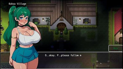 Lost Lagoon [ Harem anime porn game ] Ep.2 nice girl with giant funbags fell in the bathtub and exposed her wet vulva !