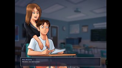 Summertime Saga ep 60 - I Need to Help This bombshell and French Lesson