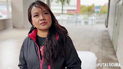 PutaLocura - Colombian chubby Aneko is caught by Torbe and swallows his shit